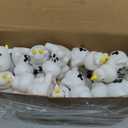 48 Pcs Rubber Cow Bulk Baby Bath Toy Squeak Floating Animal Rubber Animals Swimming Bathtub Toy Figures Decorations for Birthday Cake Wedding Decor Party Favor Supplies