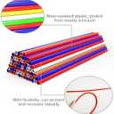 144 Pieces Spoke Skins Spoke Covers for Bike Wheels Rim Wraps Protector Covers for Bicycle, Wheelchair, Motorcycle Bike Decorations, 24CM/9.45Inch (Multicolored)