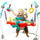 Baby Einstein Ocean Explorers Airplane Adventure 2-in-1 Interactive Baby Jumper Activity Center with Lights Ages 6 Months +, Max Weight 25 lbs., Unisex