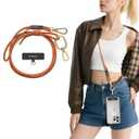 MAGEASY Universal Cell Phone Lanyard - Anti-Theft Rope Crossbody Phone Strap for iPhone 17 Pro Max & Most Smartphones, for Men & Women | 6mm Khaki