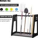 Gun Rack Stand Indoor, Upgraded Wooden Floor Rifle Rack Stand, Height-Adjustable Gun Display Rack Holds up to 9 Long Guns and 8 Handguns