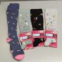 Dr. Motion Compression Knee High Socks for Women - 4 Pairs Pack (9-11, Assorted #6)