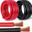 2 Gauge Battery Cable Copper Wire, 30FT 4AWG Welding Cable Standard USA OFC Wire for Automotive, Battery, Solar, Marine and Generator, Black And Red