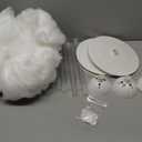 3 Set Artificial Cloud LED Light Decorations Hanging Cloud Baby Shower Table Centerpiece DIY Kit for Ceiling Room Wall 3D Fake Fluffy Cotton Clouds Prop for Birthday Party Nursery Wedding Bridal