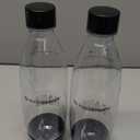 sodastream 1L Twin Pack Dishwasher Safe Slim Bottle (Black)
