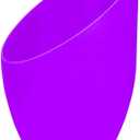 2 Pack Plastic Lampshade, 5.7 inch High, 4.1 inch Diameter, 1.65 inch Fitter, Replacement Plastic Lamp Shade for LED Floor Lamp [Purple]