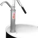 Zeeline By Milton ZE381, Lever Action Pump for 15-55 Gallon Drum Pump, 1 Gallon per 9 Strokes, Barrel Pump Hand Operated, Telescoping Suction Tube with 3 Different Locking Positions