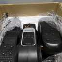 Under Desk Elliptical Machine, Electric Seated Pedal Exerciser, Mini Ellipse Leg Exerciser with Remoter, 12 Level Speeds, Forward & Reverse Direction, Manual & Auto Mode for Home Office, Orange