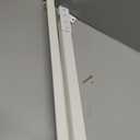 Ceiling Curtain Track, Aluminum Sliding Rail, White, 9.5ft(2.9m)