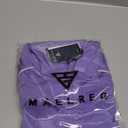 M MAELREG Golf Vests For Men Dry Fit Lightweight Moisture Wicking Performance Sports Breathable Golf 1/4 Zip Pullover Men (Large, Lavender)