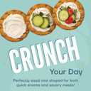 Wasa Sesame and Sea Salt Crisp Creations, 8.3 oz. (Pack of 8), Large Round Toppable Crackers Made With Real Sea Salt for Snacking and More, Wholesome Oven Baked Crackers With a Hearty Crunch