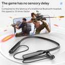LANDIBO Wireless Waterproof Sports Earphones with 100 Hours of Playback time, Bluetooth Earphones with Microphone, in Ear Noise Reduction, Used for Gym Running and Exercise (Y10)