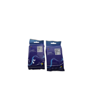 UniPlus Compatible 26.2 ft, 2 pack 12 mm black white UB-231 8m