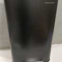 SONGMICS Kitchen Trash Can, 21 Gallon (80 L) Stainless Steel Garbage Can, with Stay-Open Lid and Step-on Pedal, Soft Closure, Tall, Large and Space-Saving, Black ULTB534B01