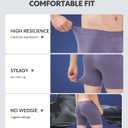 DAVID ARCHY Mens Underwear Cotton Boxer Briefs with Pouch Ultra Moisture Wicking Breathable Soft with Horizontal Fly 3 Pack (Gray Blue/Dark Blue/Gray Purple)