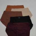 Womens Underwear Seamless High Waisted Full Coverage Panties No Show Underwear For Women Soft & Plus Size 5- Pack (Large, Multi Color)
