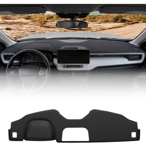 Mabett Silicone Dashboard Cover for 2025 Ford Maverick Accessories Non-Slip Anti-Glare Dash Mat Cover Pad Sun Shade Protector