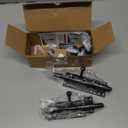 Barrel Bolt Latch, Slide Bolt Gate Latch, 6.3 Inch Heavy Duty Solid 304 Stainless Steel Black Finish Door Lock for Fence/Wooden/Barn Door/Yard Door/Shed Door/Interior Door Latch (2 Pack Black)