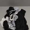 HBQ Women's Color Block 2 Piece Tracksuit Sets Long Sleeve Zip Up Crop Jacket and Flare Pants Casual Y2K Outfit (Medium, Black)