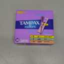 Tampax Radiant Tampons Trio Pack Regular/Super/Super Plus Absorbency, Unscented, 28 Count
