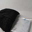 Tummy Tuck Pillow with Pocket Hysterectomy Pillows Hysterectomy Recovery Must Haves Gifts for Abdominal Surgery Tiny Cough Cushion Minky Dot Black 16" x 11"