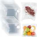 30PCS Reusable Vacuum Seal Bags for Food - 15PCS Large (11.02x10.24) And 15PCS Small (8.668.27") Compact Vacuum Sealer Bags, Leak-Proof Odor-Resistant for Refrigerator Outdoor Travel Food Storage