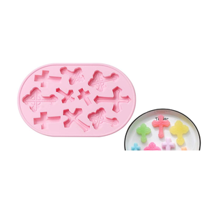 Cross Shaped Silicone Moulds Candy Gummy Chocolate Fondant MouldDIY Tool Mold for Cake Decorating, Resin Necklace, Ice Cube