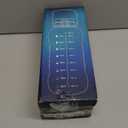 AQUAFIT 64 oz Water Bottle with Time Marker - 2in1 Straw & Chug Lid - BPA Free Big Water Bottle with Straw - Gym Water Bottle with Strap - Water Jug (64 Ounces, Gray)