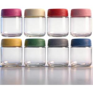 4oz 8Pack Glass Dressing Jars with Leakproof Lids, Containers for Sauce, Salad Dressing, Dips & Snacks  Reusable Glass Food Storage Cups for Lunch Box & Meal Prep(4oz-8Pack)
