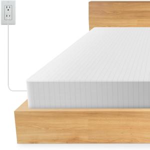 Ground Sense Grounding Fitted Sheet with Ground Cord, California King Size (72'x84'x13', White), Earthing Bed Sheets for Better Sleep, Organic Cotton and Pure Silver Fiber
