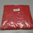 FtyFty Unisex Adult Matte Graduation Cap and Gown Tassel Set (Red)