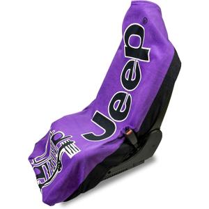 Seat Armour Jeep Seat Towel - Universal Fit Soft Machine Washable Jeep Towel - Easy Install, Multipurpose Towel2Go Seat Cover for Jeep - Purple