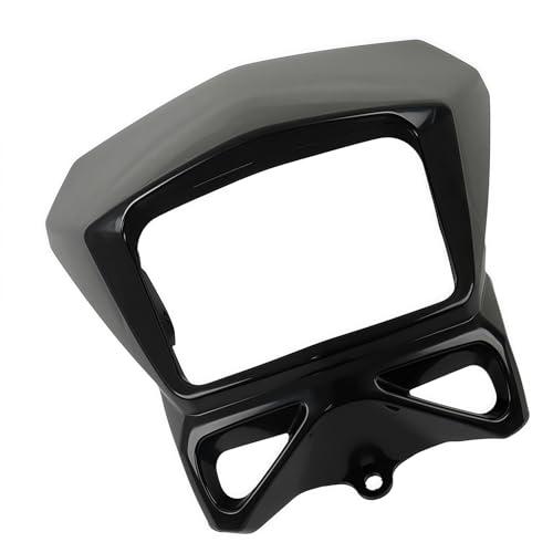 WFLNHB Black Headlight Shroud Surround Replacement for Suzuki DR-Z400S DRZ400SM DR200S DR650SE 2002-2023 Replacement 51811-29F50-019