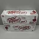 2 x Diet Dr Pepper Soda, 12 fl oz cans, pack of 12