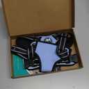 PoyPet No Pull Dog Harness, Reflective Comfortable Vest Harness with Front & Back 2 Leash Attachments and Easy Control Handle Adjustable Soft Padded Pet Vest for Dogs (Light Blue,M)