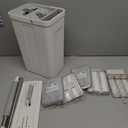 JOYMOOP Mop and Bucket Set with Wringer, Flat Mops for Floor Cleaning, Wall Mop Cleaner with Long Handle, Hardwood Floor Mop with 4 Microfiber Pads