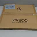 RIVECO Server Rack Shelf Vented Rack Mount Cantilever Tray for 19" Network Equipment Rack & Cabinet Black