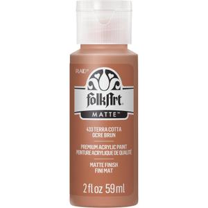 FolkArt Acrylic Paint in Assorted Colors (2 oz), 433, Terra Cotta