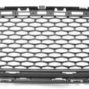 YHB Black Front Lower Grille Compatible with 200 2015 2016 2017 Chrysler 200 w/Fog Lamps hole