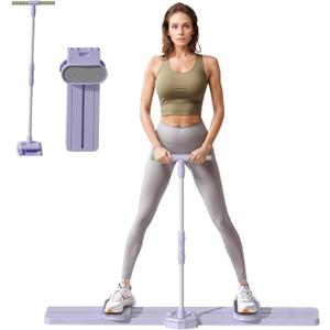 Foldable Ski Machine Exercise Equipment, Simulated Ski Trainer, Thigh Master for Women, Home Leg Pelvic Floor Muscle