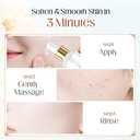 2PC Peel Shot Glow Rice Ampoule Duo, Rice Peeling Ampoule for All Skin Types,Gentle Peel + Pore Minimizing & Deep Hydration (Black+White)