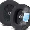 SOULWIT Cooling Gel Replacement Earpads for Audeze Maxwell (Do Not Fit Audeze Maxwell 2) Headphone, Ear Pads Cushions with Breathable Ice Silk Fabric, High-Density Noise Cancelling Foam - Black