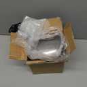 Coloch 6 Pack Clear Pegboard Cups with Hooks, Plastic Peg Board Bins Pegboard Organizer Accessories Wide Mouth Storage Box for Garage, Workbench, Craft Room, Office Organization, 3 Sizes