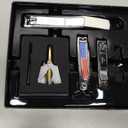 ROYAL [Made in Korea] NO Battery,5 Pcs Nose Hair Trimmer Set, Golden Birdie Value Pack,(Nose Hair Trimmer with 4 Nail Clippers) The Best Gift for Family, (Gold&Black)