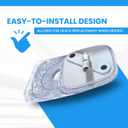 Mop Refill Head Compatible with MarvelSpin Mop - Mop Head Replacement - Deep Cleaning Mop Head - Machine Washable and Easy-to-Replace