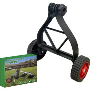 String Trimmer Wheel Attachment, Trimmer Support Wheels, Weed Eater Wheels, Lawn Mower Support Wheel Adjustable Weed Trimmer for Walk-Behind Brush Cutter