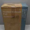 Sweetcrispy Heated Mattress Pad Queen Size (8060)  Dual Zone Electric Bed Warmer, 12 Adjustable Heat Settings, 12Hour Auto ShutOff, Machine Washable, ETL Certified