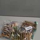 Umigy 40 Pcs Soap Bag and Holder Kit - Sisal Soap Saver Bags, Bamboo Wood Holder Tray for Shower Bath Use (Beige,Charcoal)