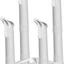 LifeSmart BD001 4 Post Fast Airflow, Timer, and 250W Convection Heater, Quick and Efficient Dryer for Work, Snow Boots, Canvas Shoes, Socks, and Gloves with Overheat Protection, Small, White