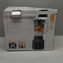 Toastmaster 5 Speed Blender with 48-oz Plastic Jar - Kitchen Blender with Stainless Steel Blades - For Fruit Smoothies & More - Multiple Speeds & Pour-Through Lid